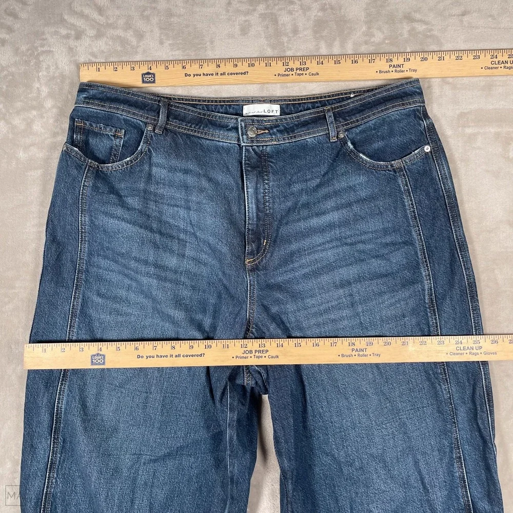 LOFT Women's Jeans The Barrel Denim Casual  34_18 Blue